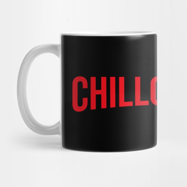 Chill O' Clock - Netflix style logo in bold red type by Off the Page